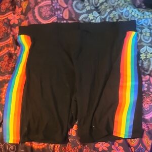 Torrid Rainbow Pride Bike Shorts